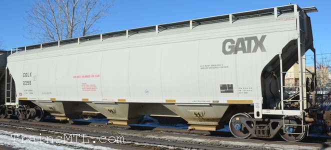 Car/wagon CGLX2358 left side / coté gauche